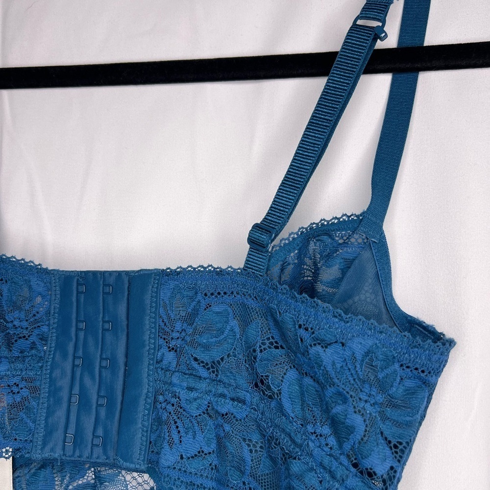 Free People Sorento Demi Lace Longline Underwire Bra (32DD) - Picture 6 of 7